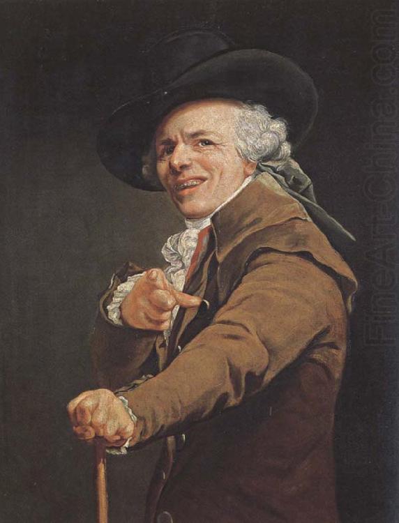 Self-Portrait as a Mocker, Joseph Ducreux